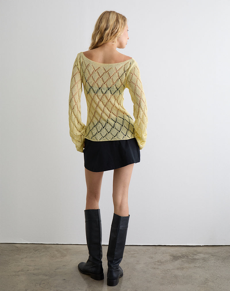Image de Tate Jumper en citron métallisé