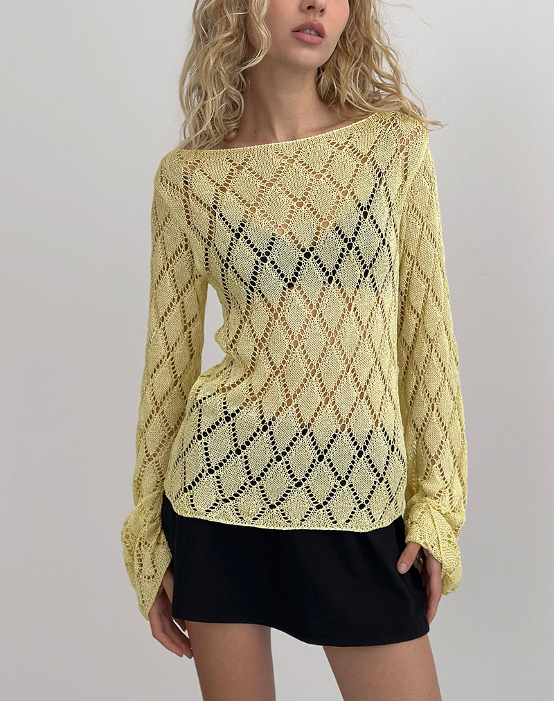 Image de Tate Jumper en citron métallisé