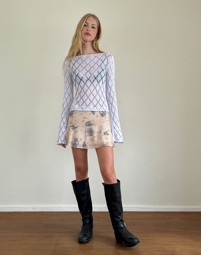 Image de Tate Jumper en tricot métallique Silver