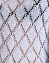 tricot métallique argent