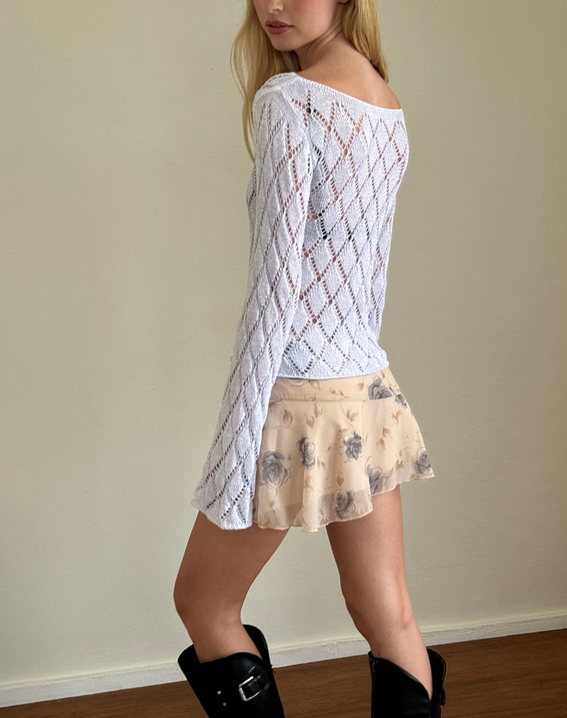 Image de Tate Jumper en tricot métallique Silver