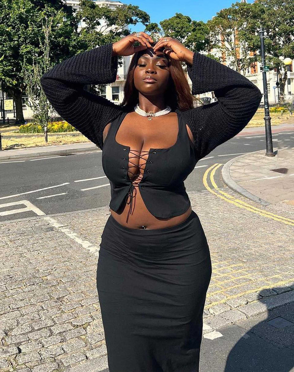 Top Taula en noir