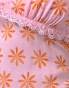 Fleur de carrelage rose