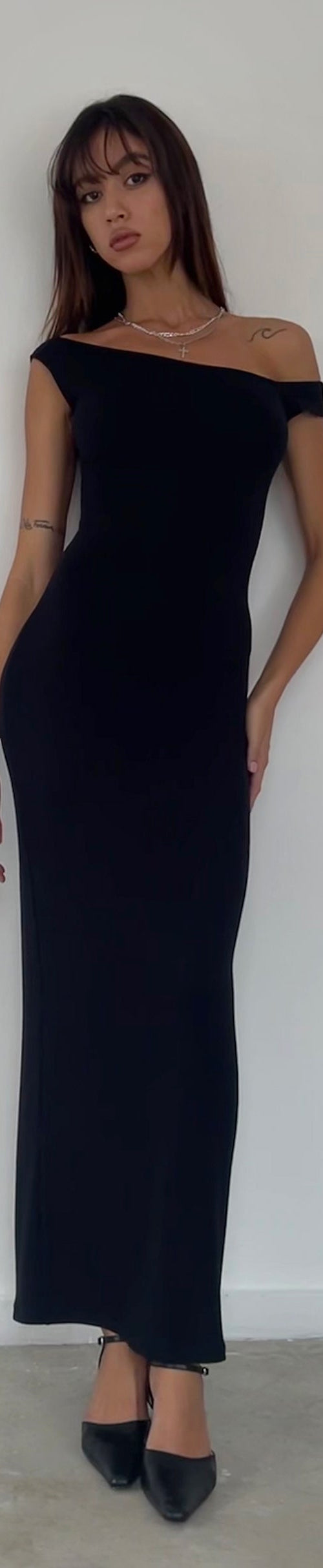 Image de Tehyun Maxi Dress in Rib Black