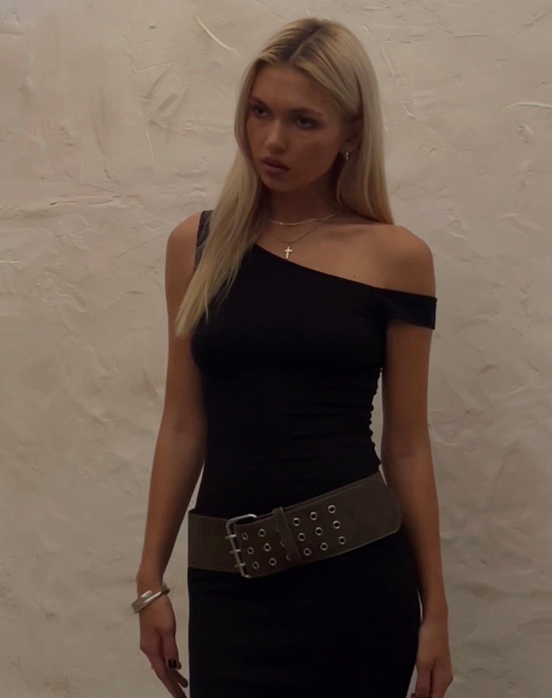 Image de Tehyun Maxi Dress in Rib Black
