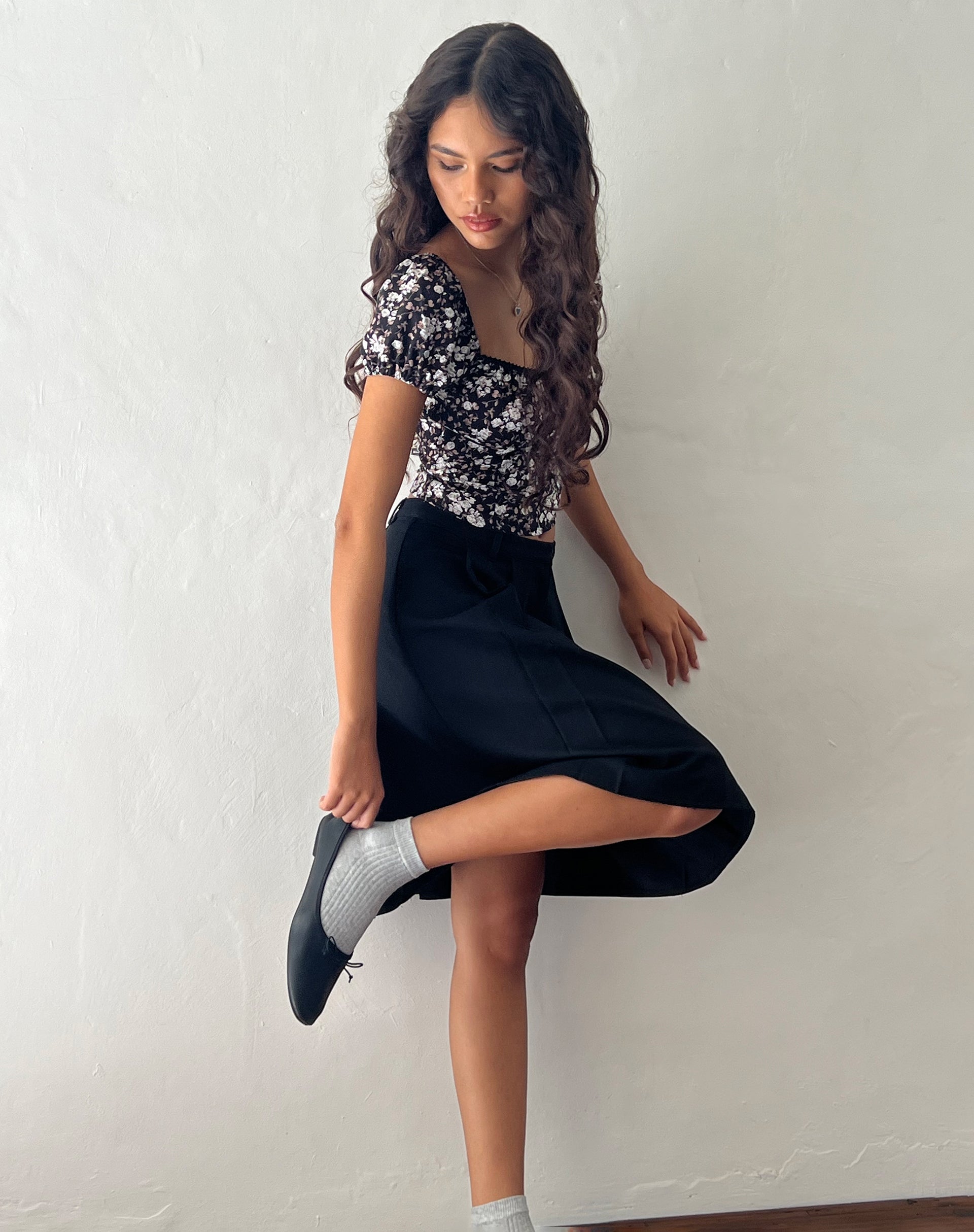 Image de Tezu Sweetheart Top in Dark Wild Flower