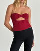 Image de Tifose Twist Front Top in Adrenaline Red