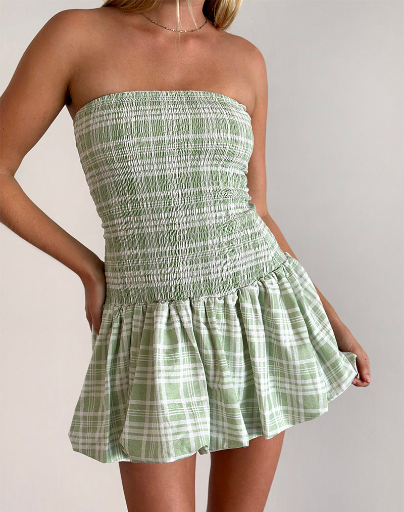 Mini robe Tilikum en nappe Neo Mint