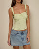 Image de Tismia Top in Fun Ditsy Floral Lime