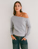 Image du sweat-shirt Toria en gris chiné