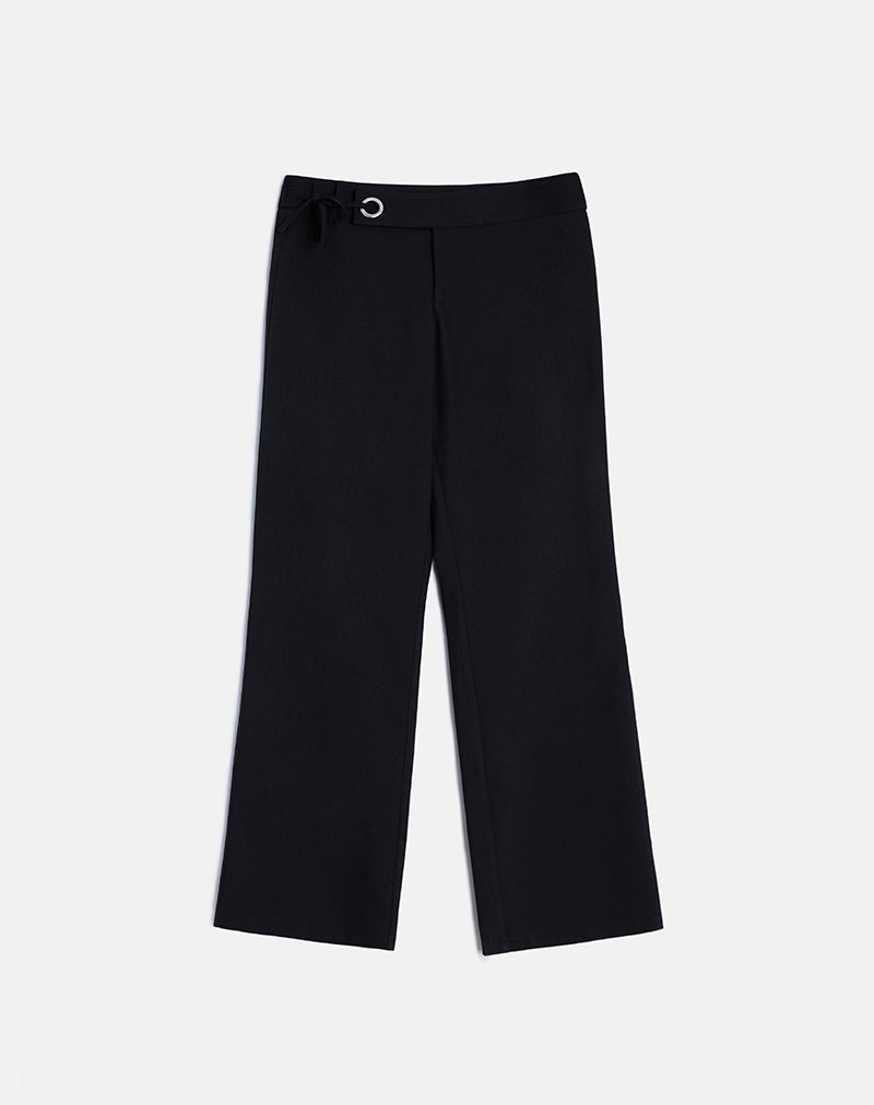 Image de Tova Tie Tailoring Trousers in Black