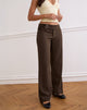 Image de marque de Tova Tie Pantalon de tailleur en chocolat