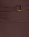 Marron avec ceinture
