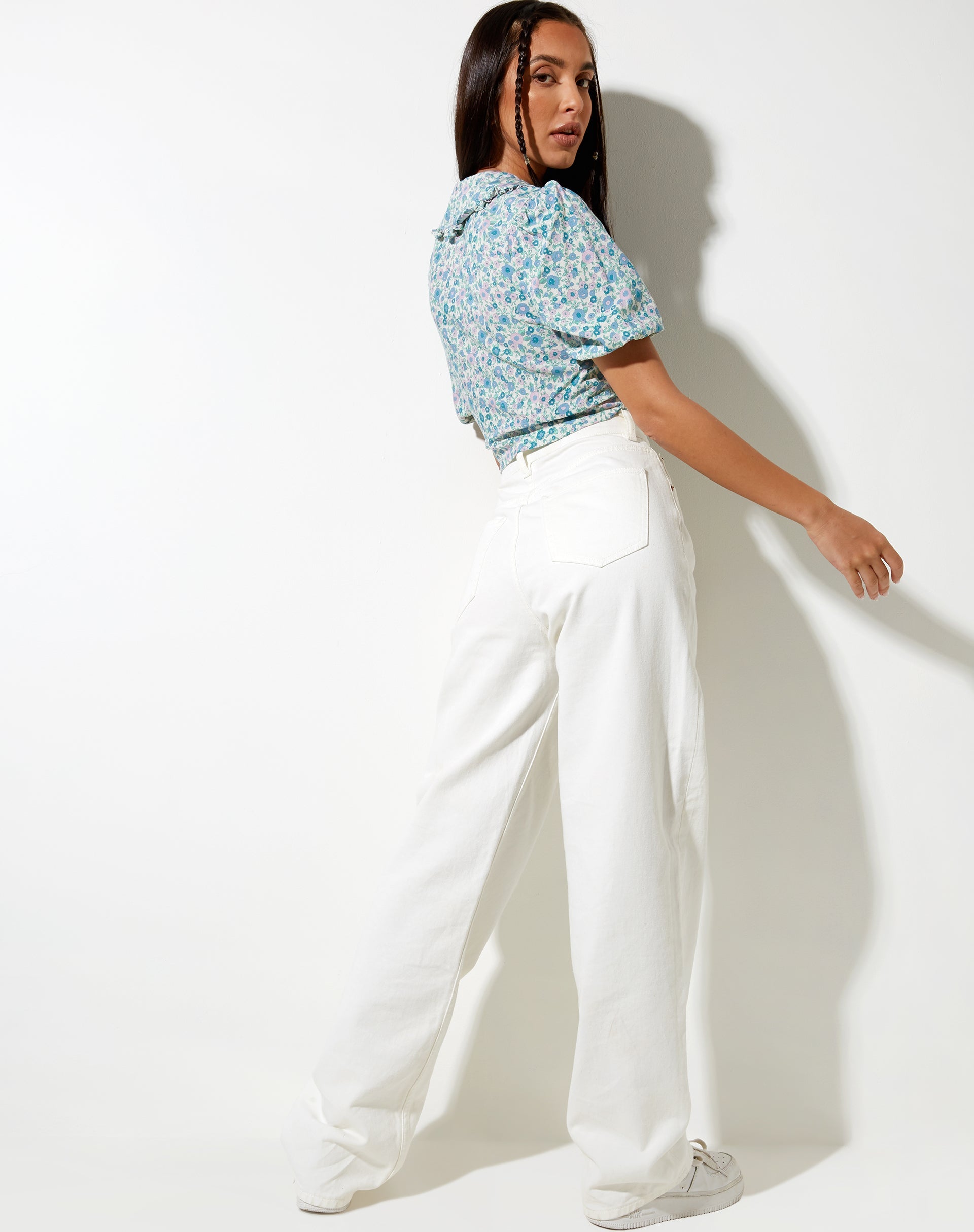 Image de Tucci Top in Flower Power Blue