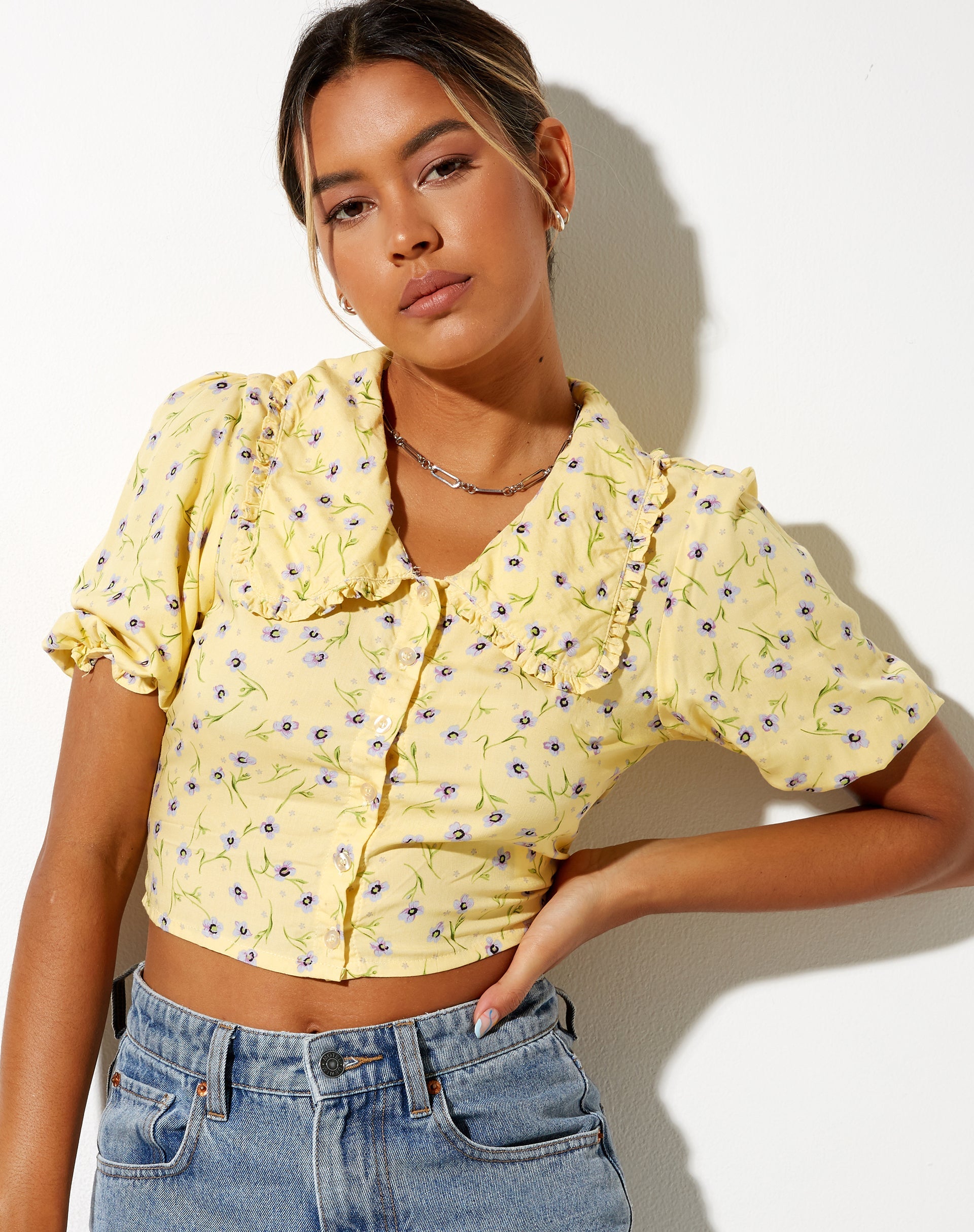 Image de Tucci Top in Wild Flower Lemon Drop