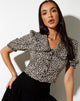 Image de Tucci Top in Spring Fling Floral Black