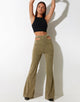 IMAGE DU pantalon flare en Mixed Animal Flock Olive