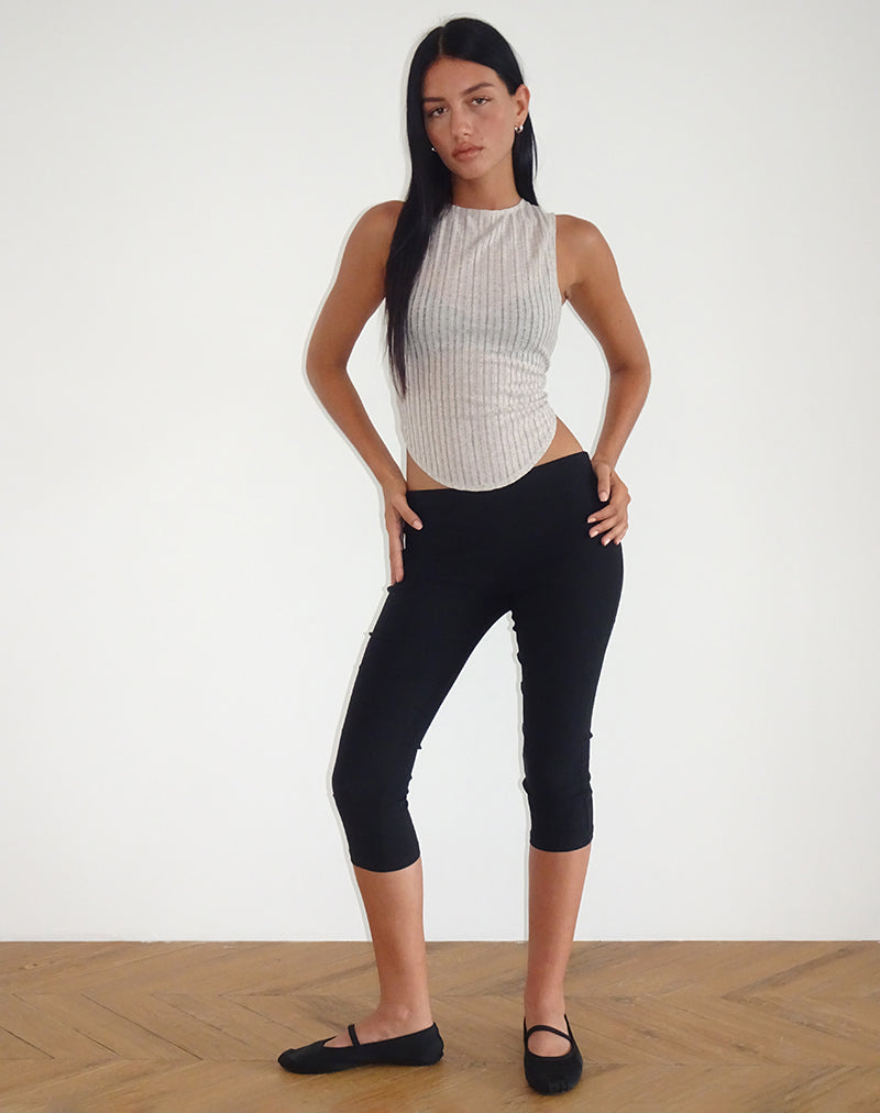 image de Tyla Knitted Top in Oatmilk