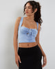 Image de Ulani Crop Top in Cornflower Blue