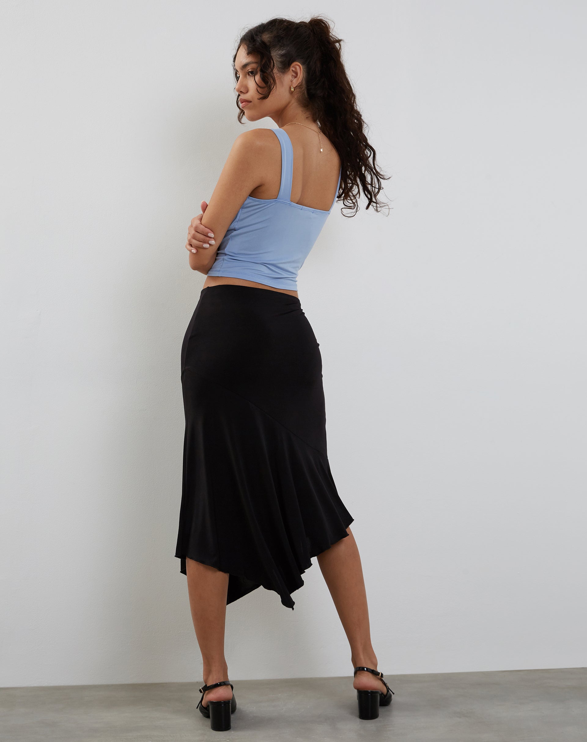 Image de Ulani Crop Top in Cornflower Blue