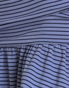 rayures bleues et noires