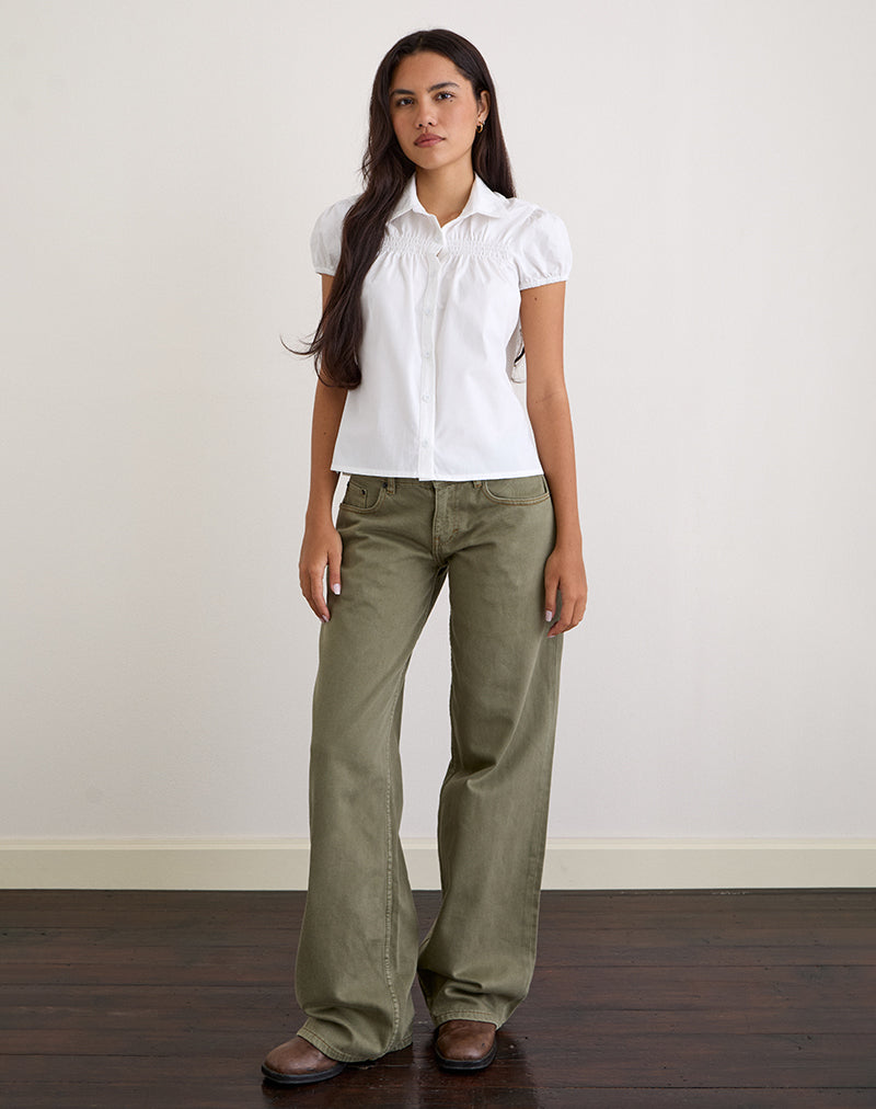 Ulsan - Chemise cintrée, blanche