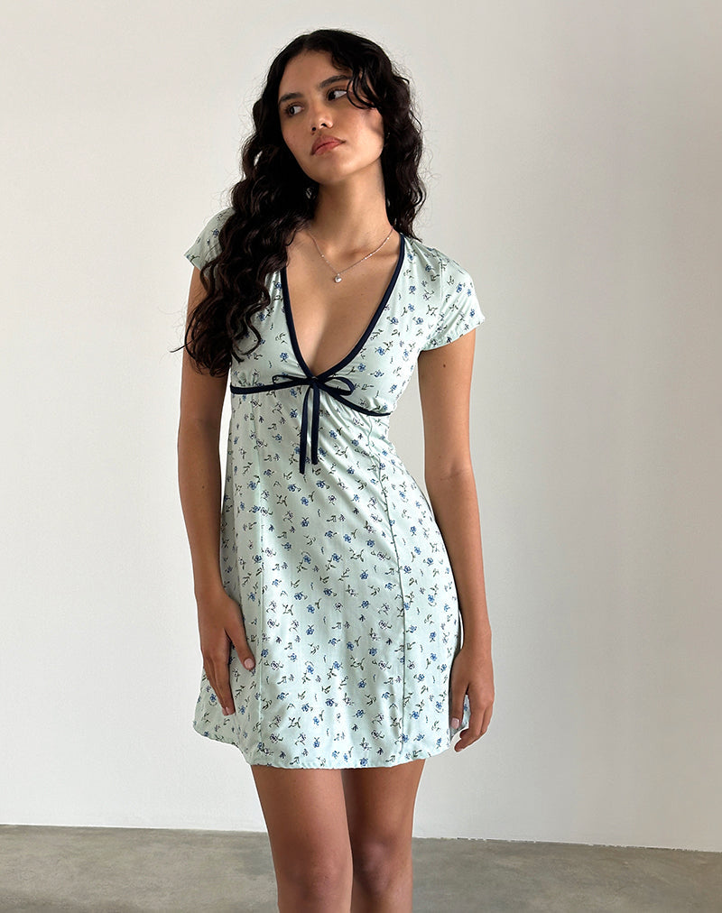 Mini robe Vaiso en Pretty Petal Green