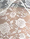 Dentelle Big Rose Ivoire