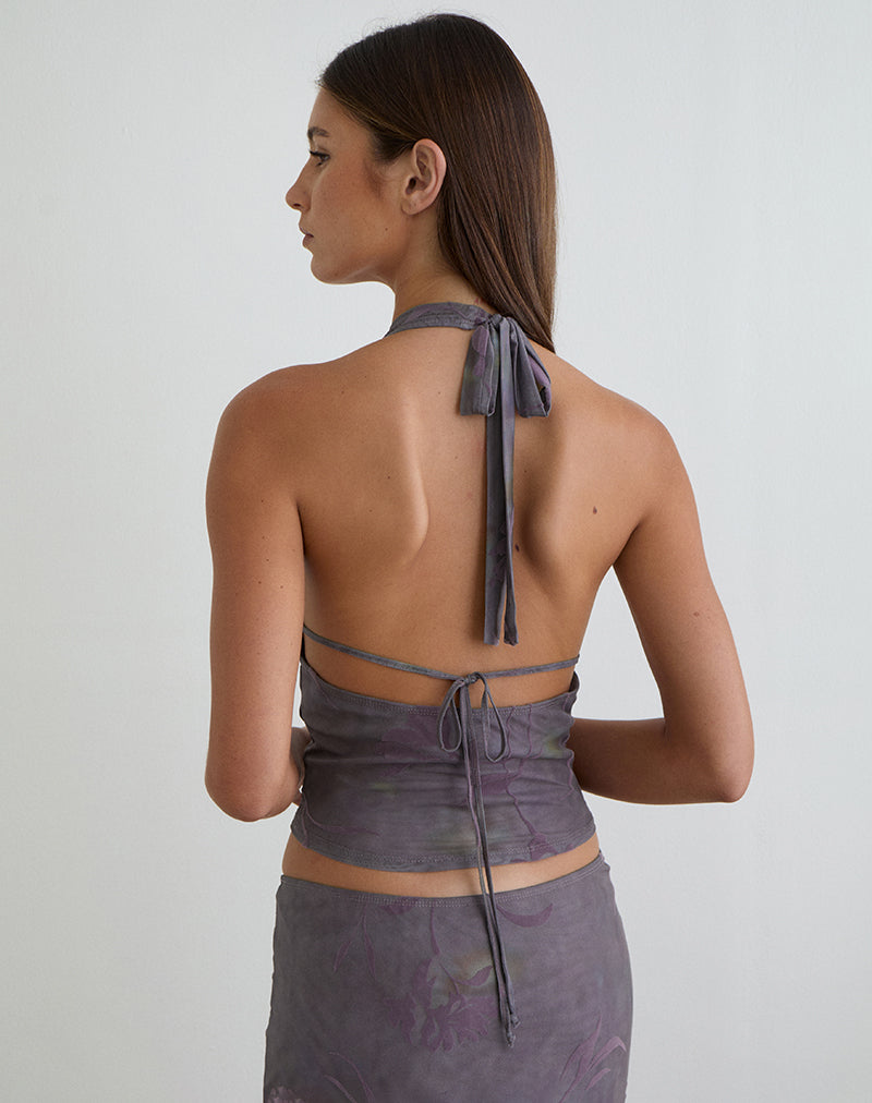 Image du haut Valila à fleurs évasées violet