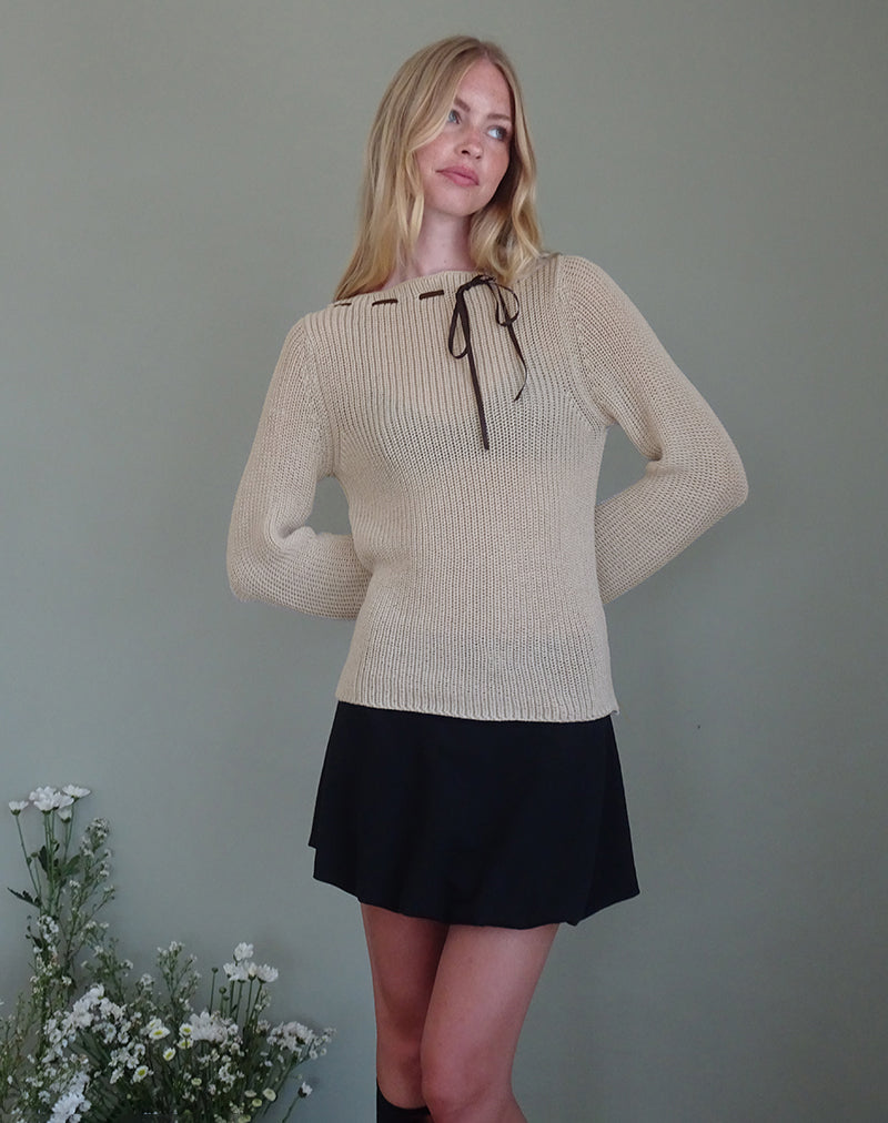 Image de Valorie Knit Jumper in Oat