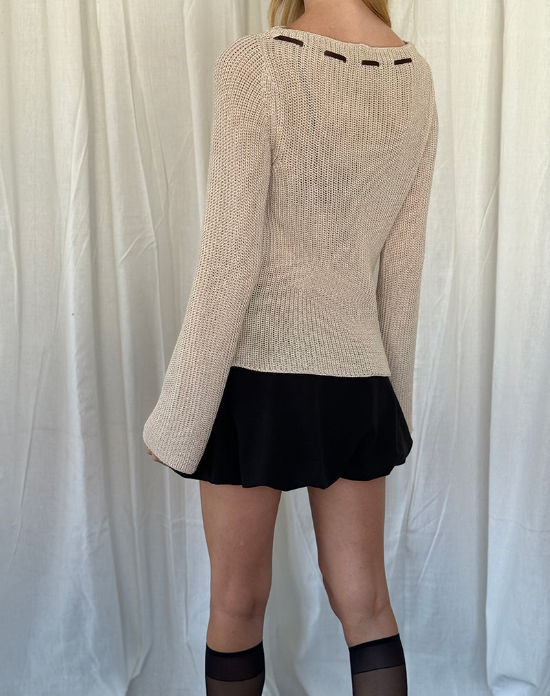 Image de Valorie Knit Jumper in Oat