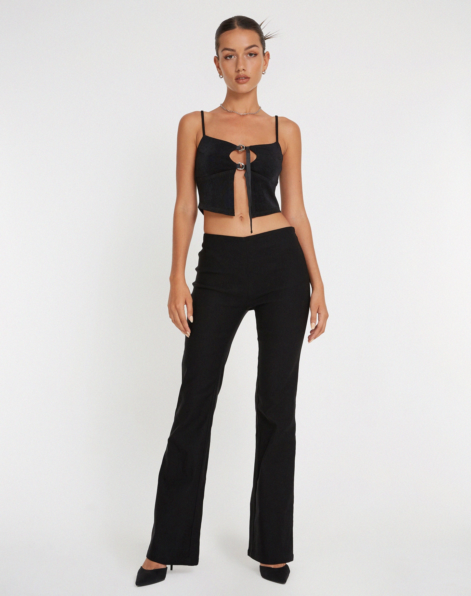 Image de Velda Crop Top in Black