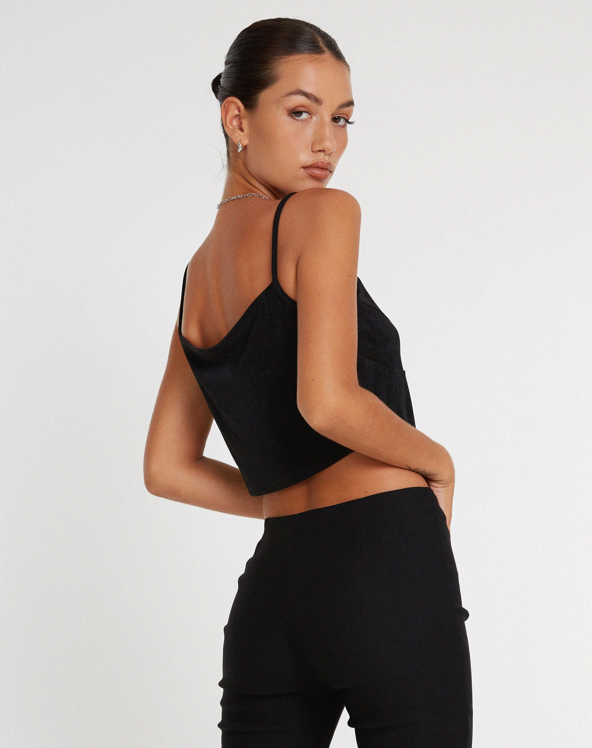 Image de Velda Crop Top in Black