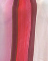 Chiffon rose rayé peint