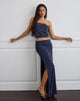 Image de Venya Maxi Skirt in Cupro Navy