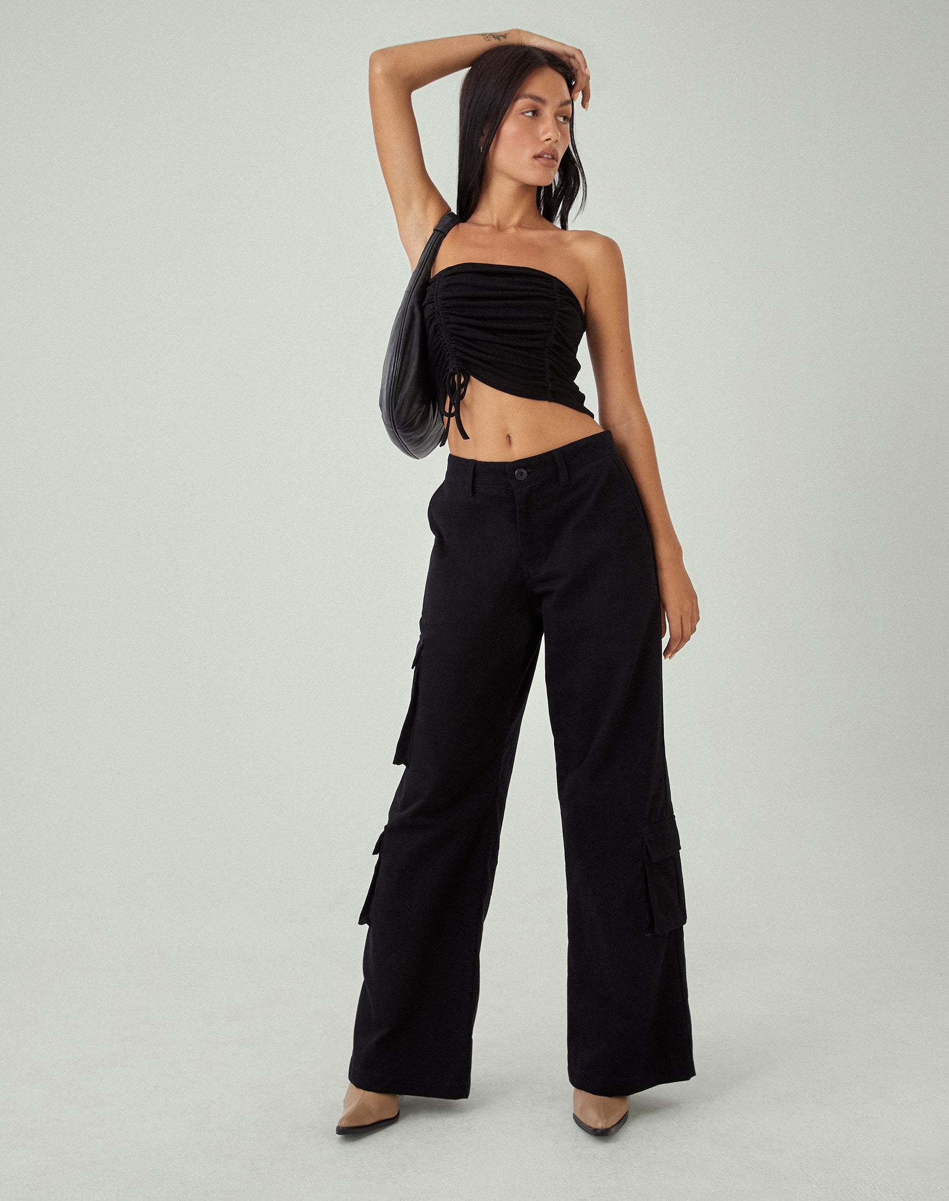 Image de MOTEL X JACQUIE Top bandeau Verena en noir