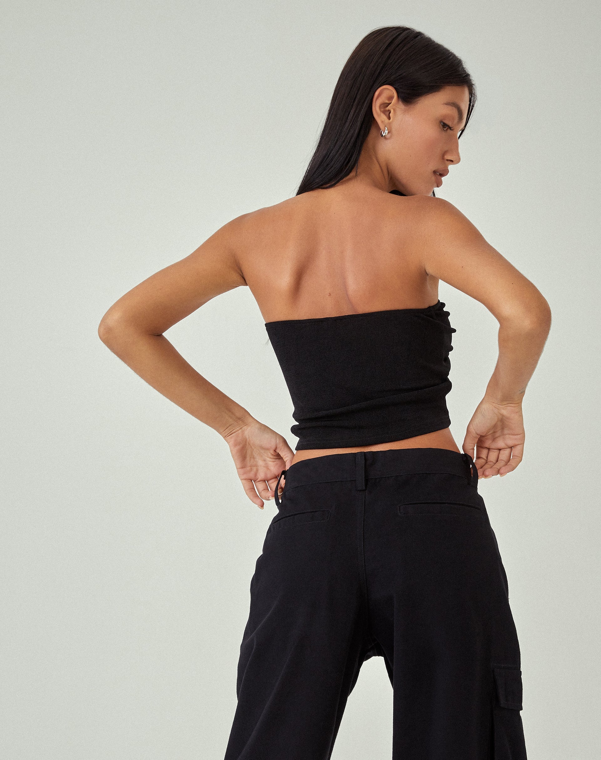 Image de MOTEL X JACQUIE Top bandeau Verena en noir