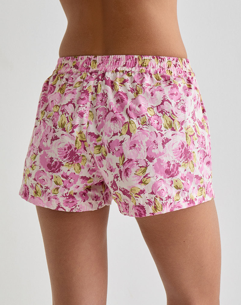 Image de Verie Boxer Shorts in Blossom Floral Pink