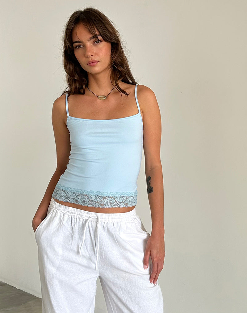 Image de Vikha Vest Top in Soft Slinky Blue