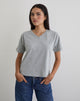 Image de Viman Top en Jersey Gris Marl