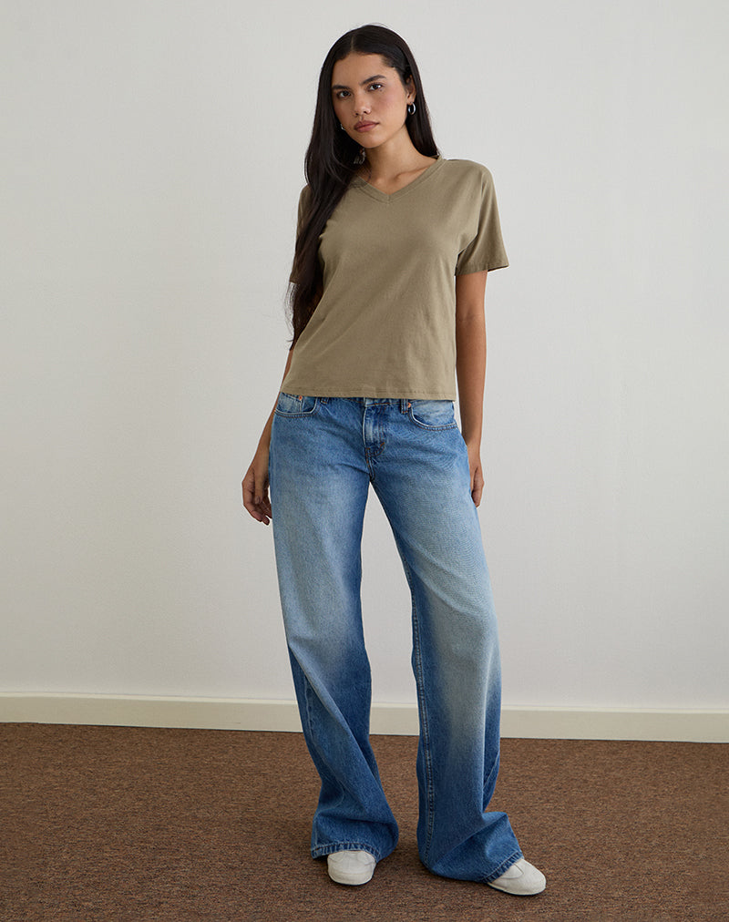 Image de Viman Top en Jersey Khaki