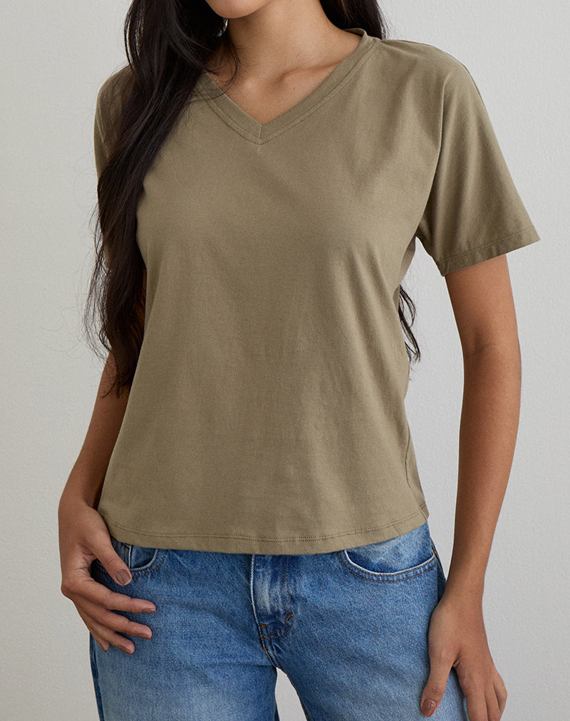 Image de Viman Top en Jersey Khaki