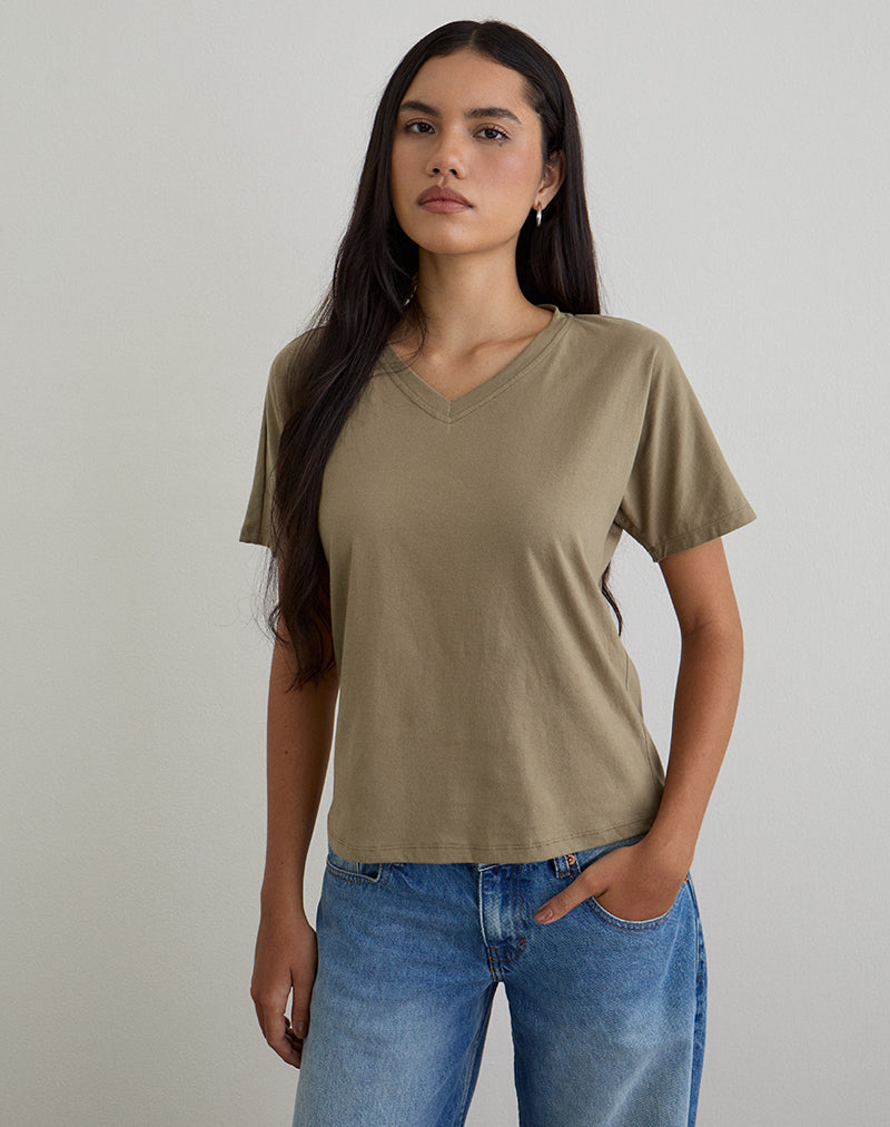 Image de Viman Top en Jersey Khaki