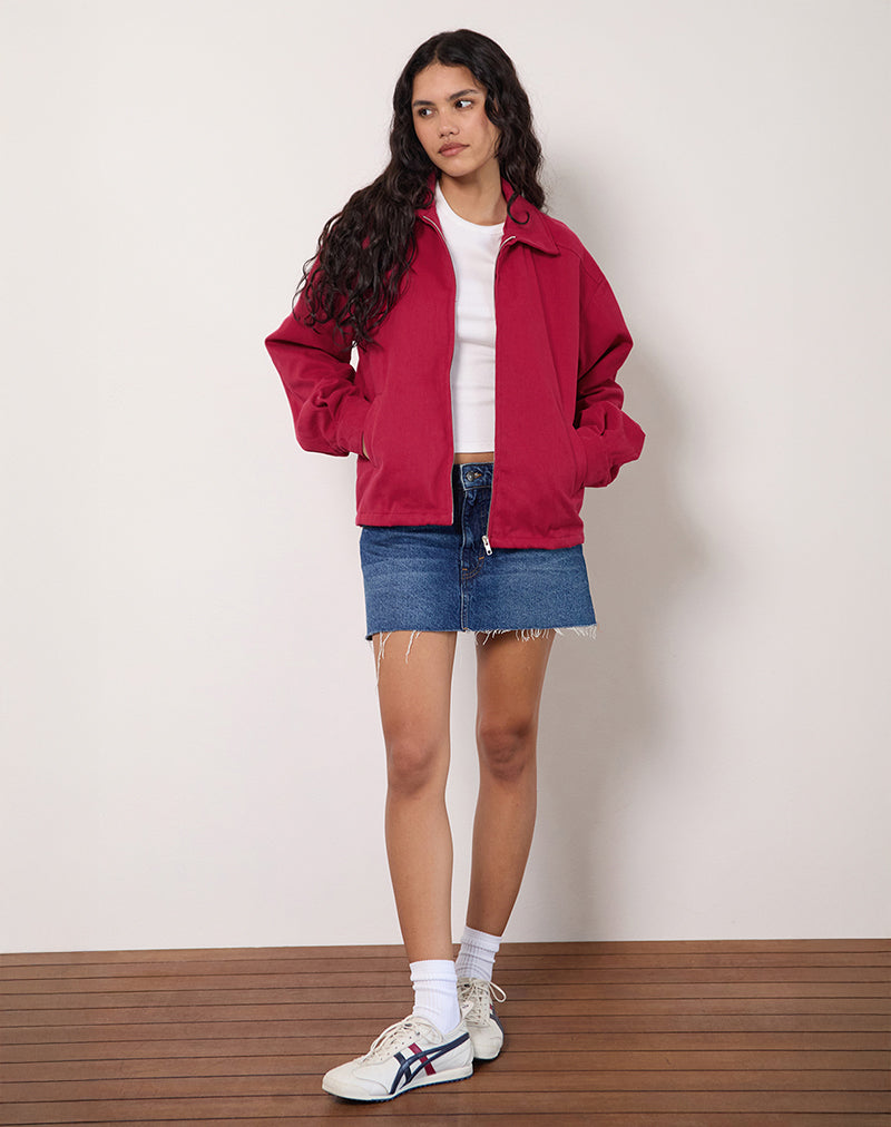 Blouson bombardier Vita, rouge adrénaline
