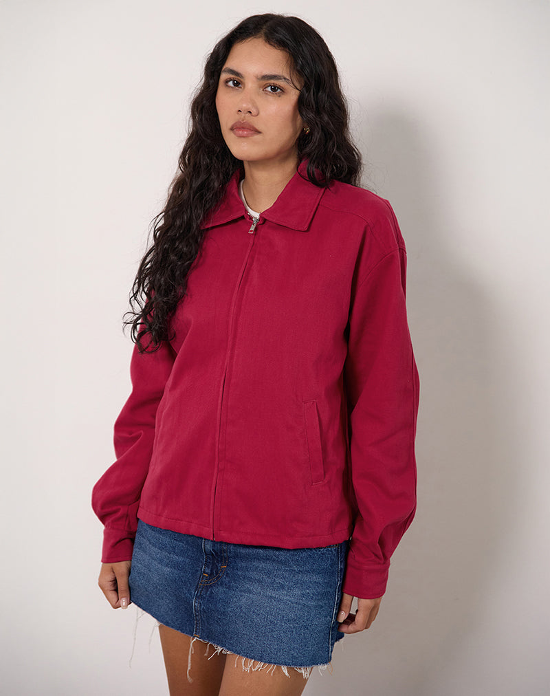 Blouson bombardier Vita, rouge adrénaline