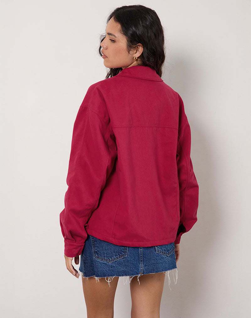 Image de la veste bombardier Vita en rouge adrénaline