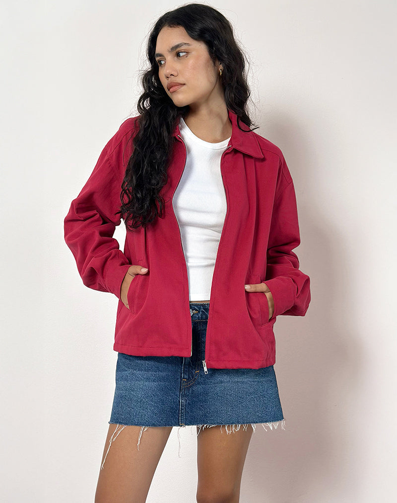 Image de la veste bombardier Vita en rouge adrénaline
