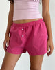 Image de Voir Shorts in Poplin Red and Pink Stripe