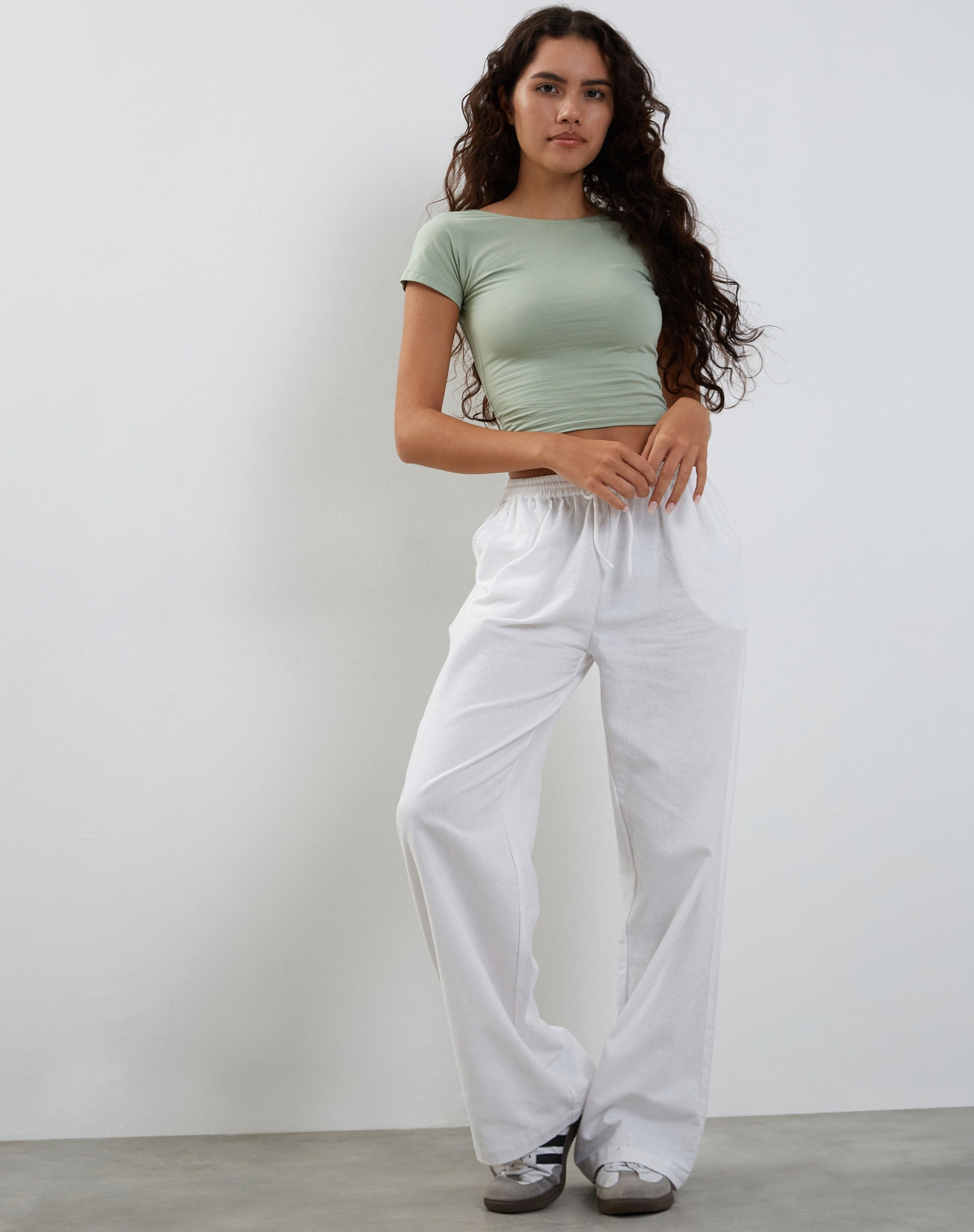 Image de Xiwang Crop Top in Desert Sage