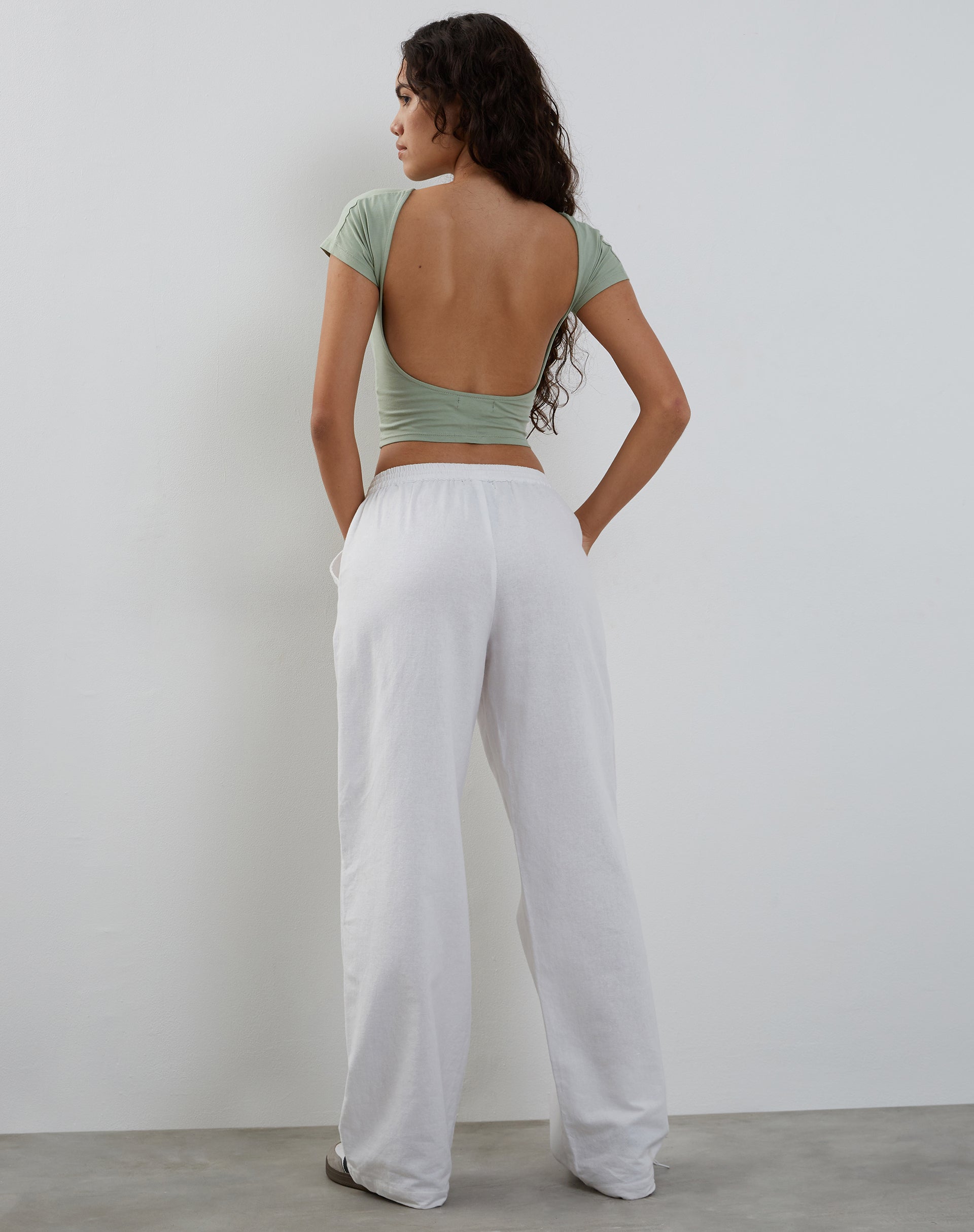 Image de Xiwang Crop Top in Desert Sage